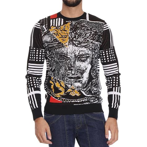 versace pullover herren wolle|versace jumper men's.